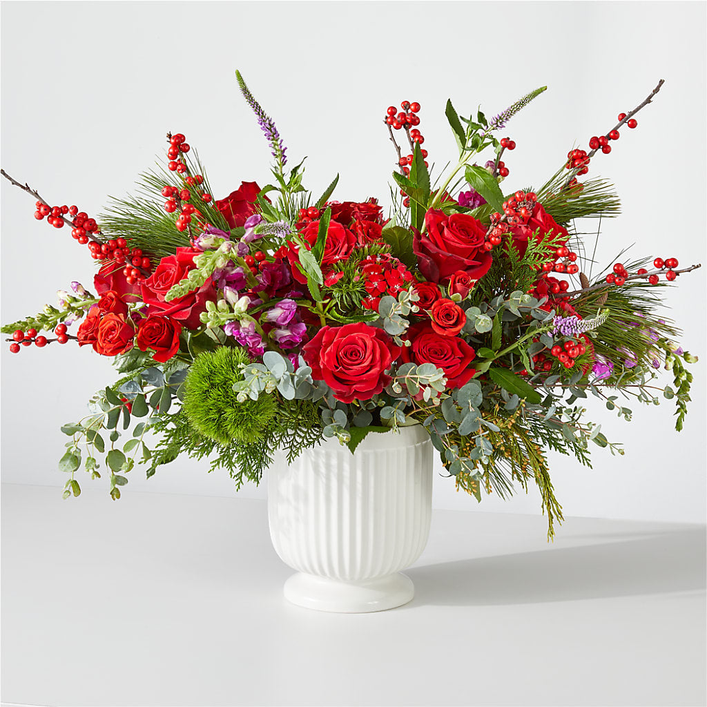 Big Red Bow Bouquet – MR D'S, Lander WY