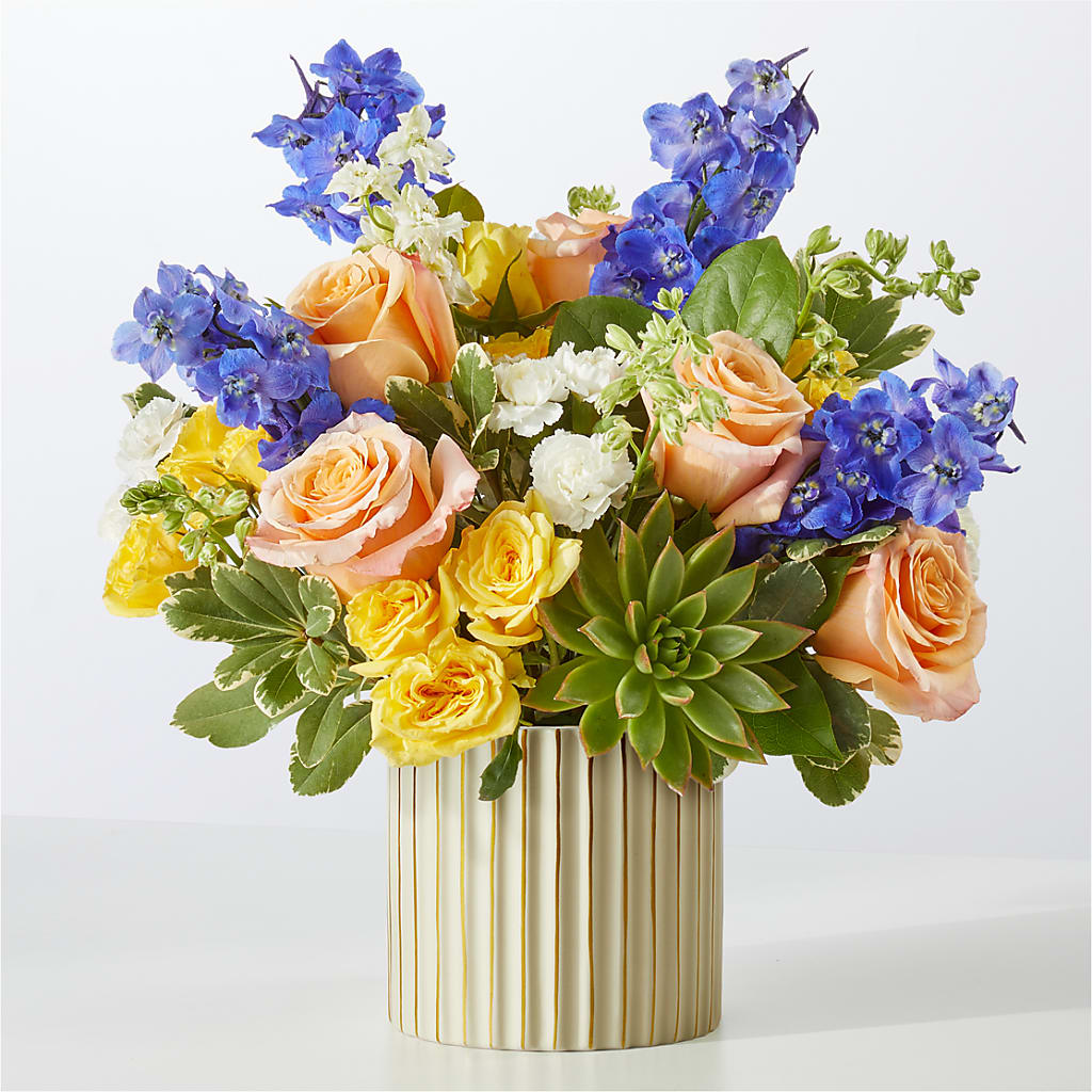 Cobalt Reverie Bouquet – MR D'S, Lander WY