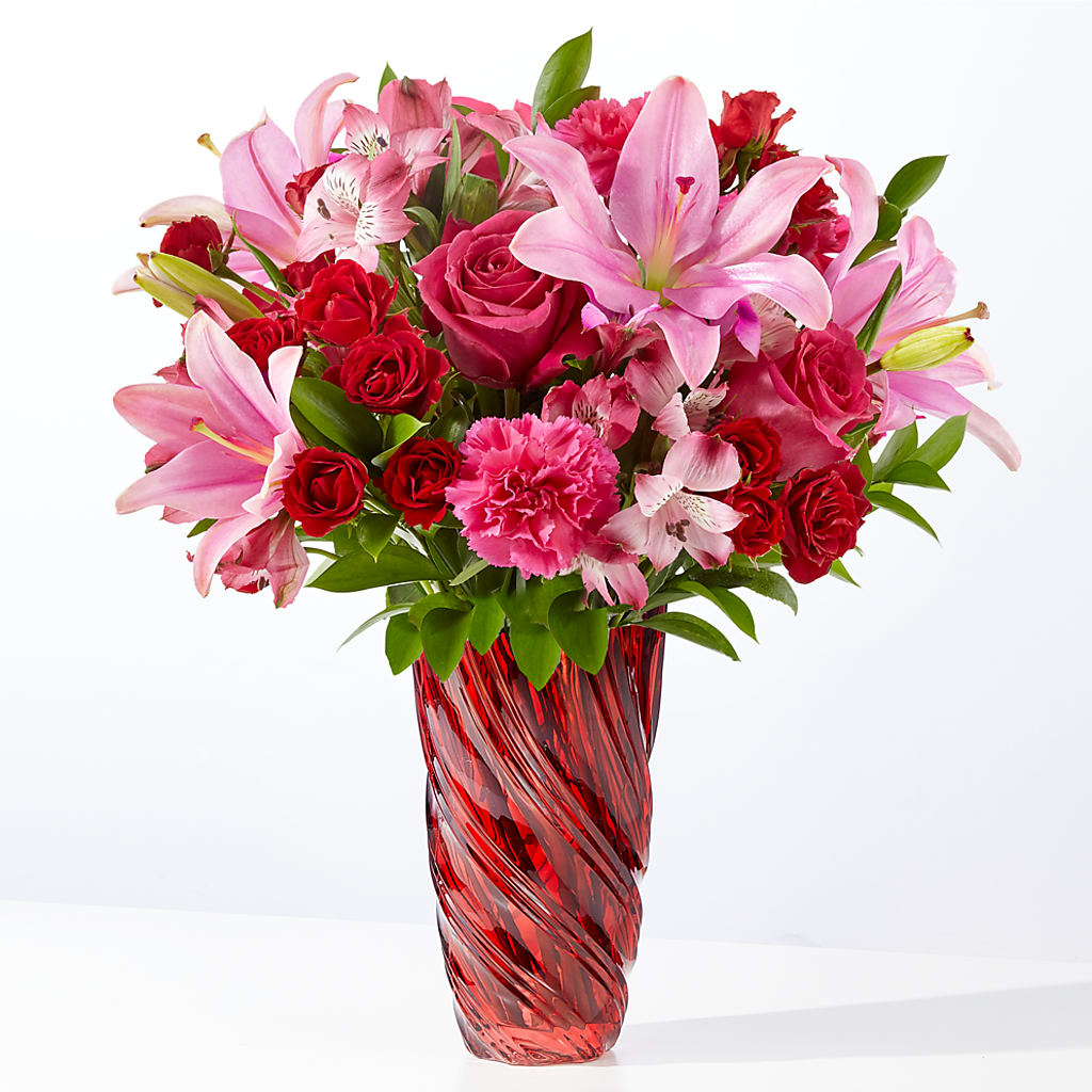 In Love Bouquet with Luxe Swirl Vase – MR D'S, Lander WY