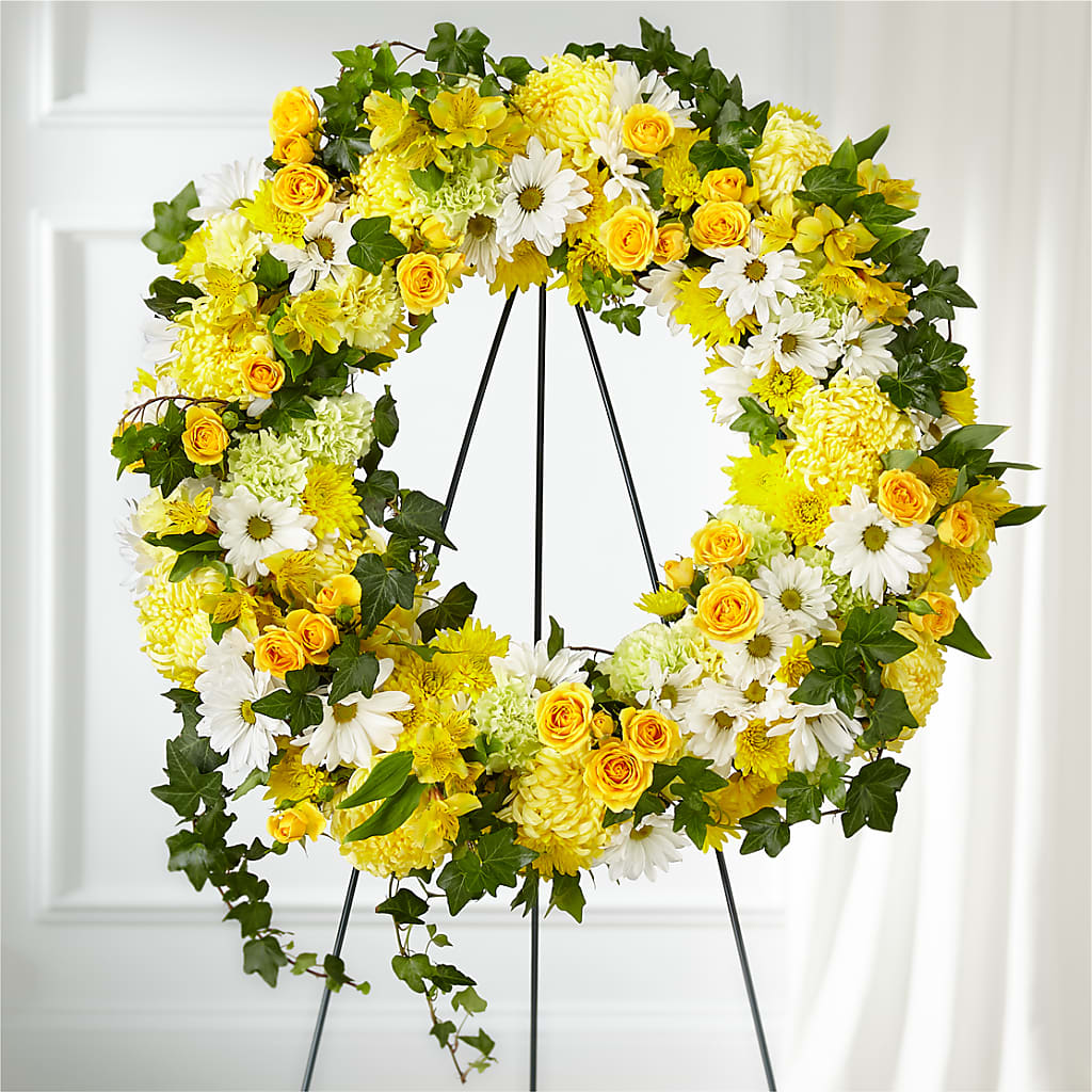 Golden Remembrance Wreath – MR D'S, Lander WY