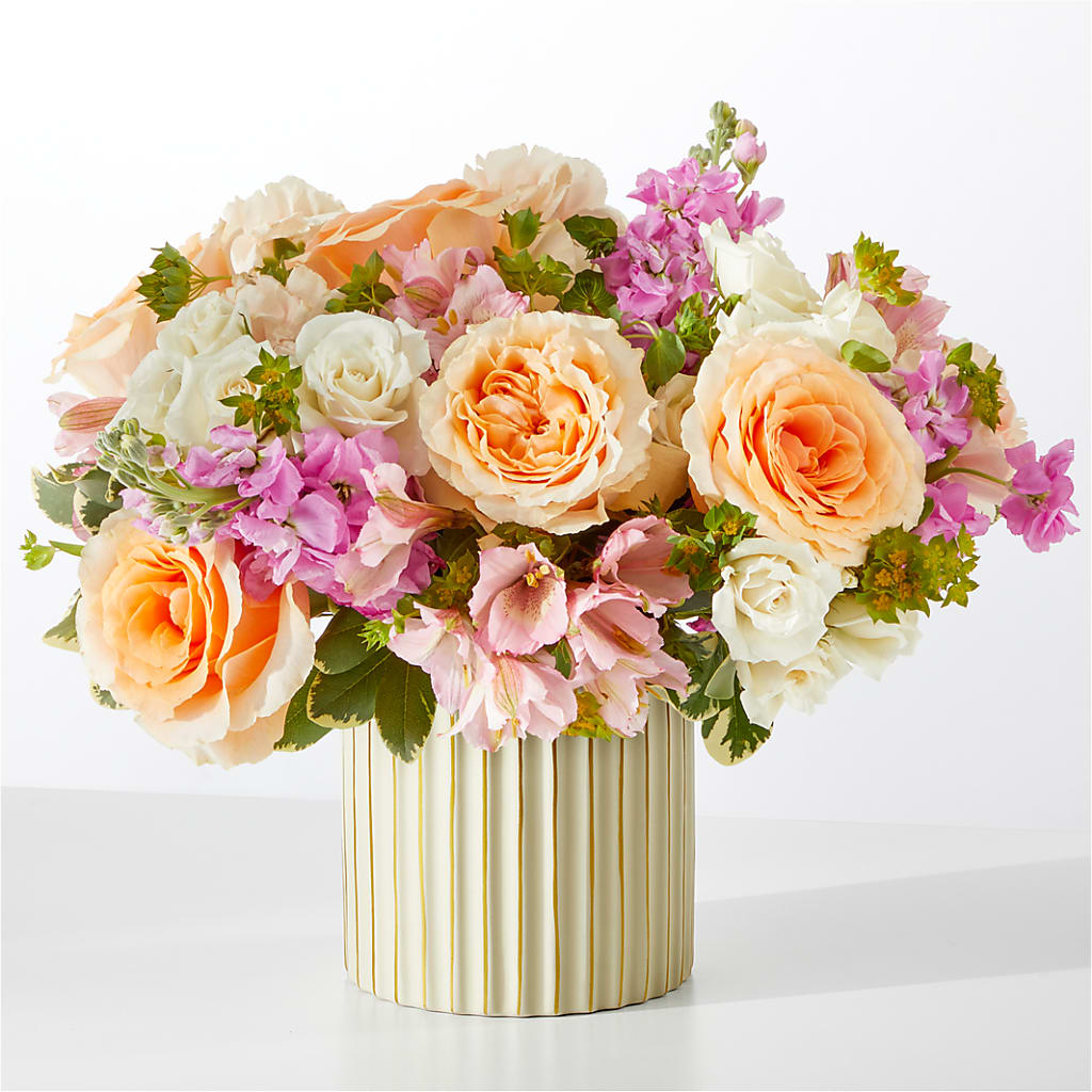 Paradise Bouquet with Ivory Vase – MR D'S, Lander WY