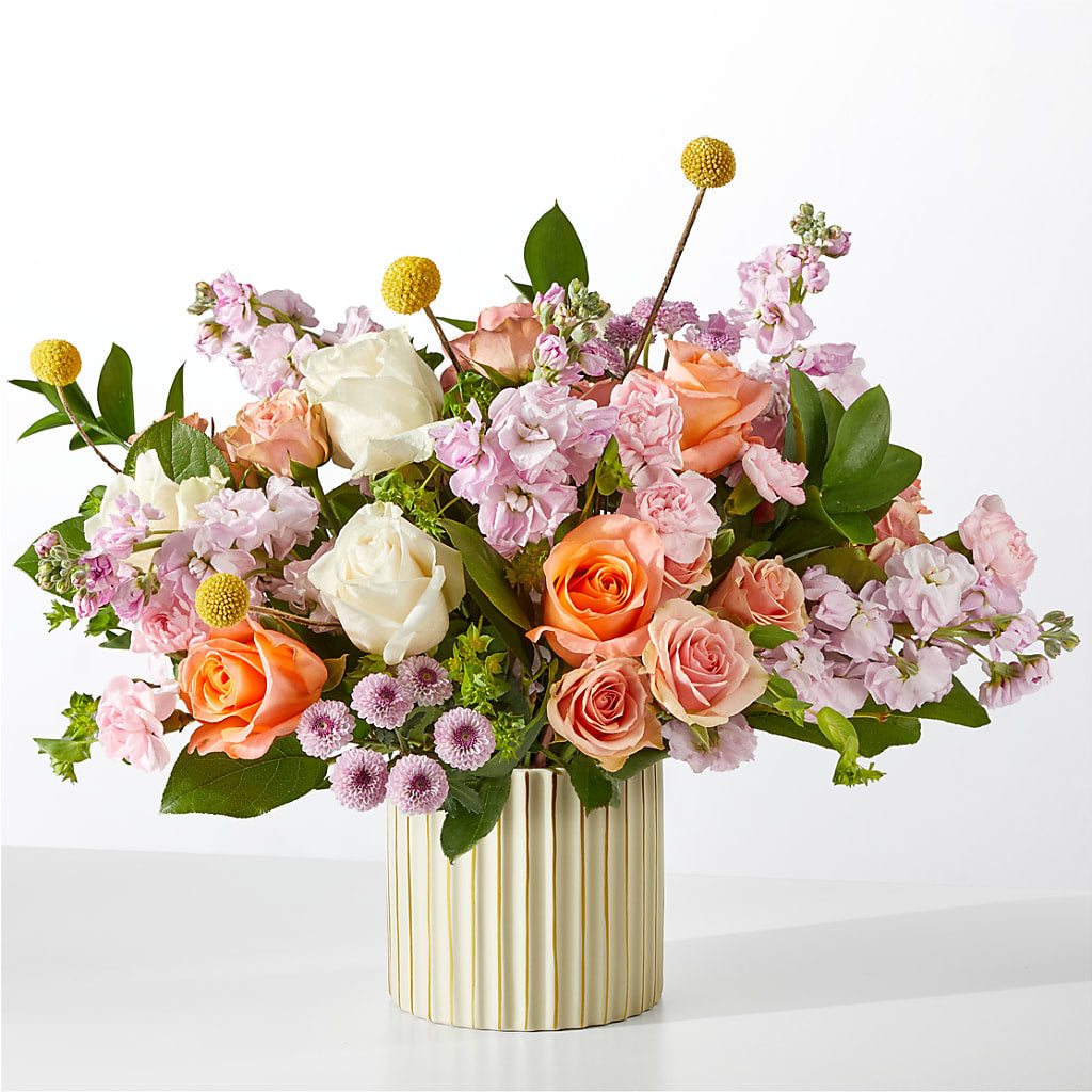 French Market Bouquet with Ivory Vase – MR D'S, Lander WY