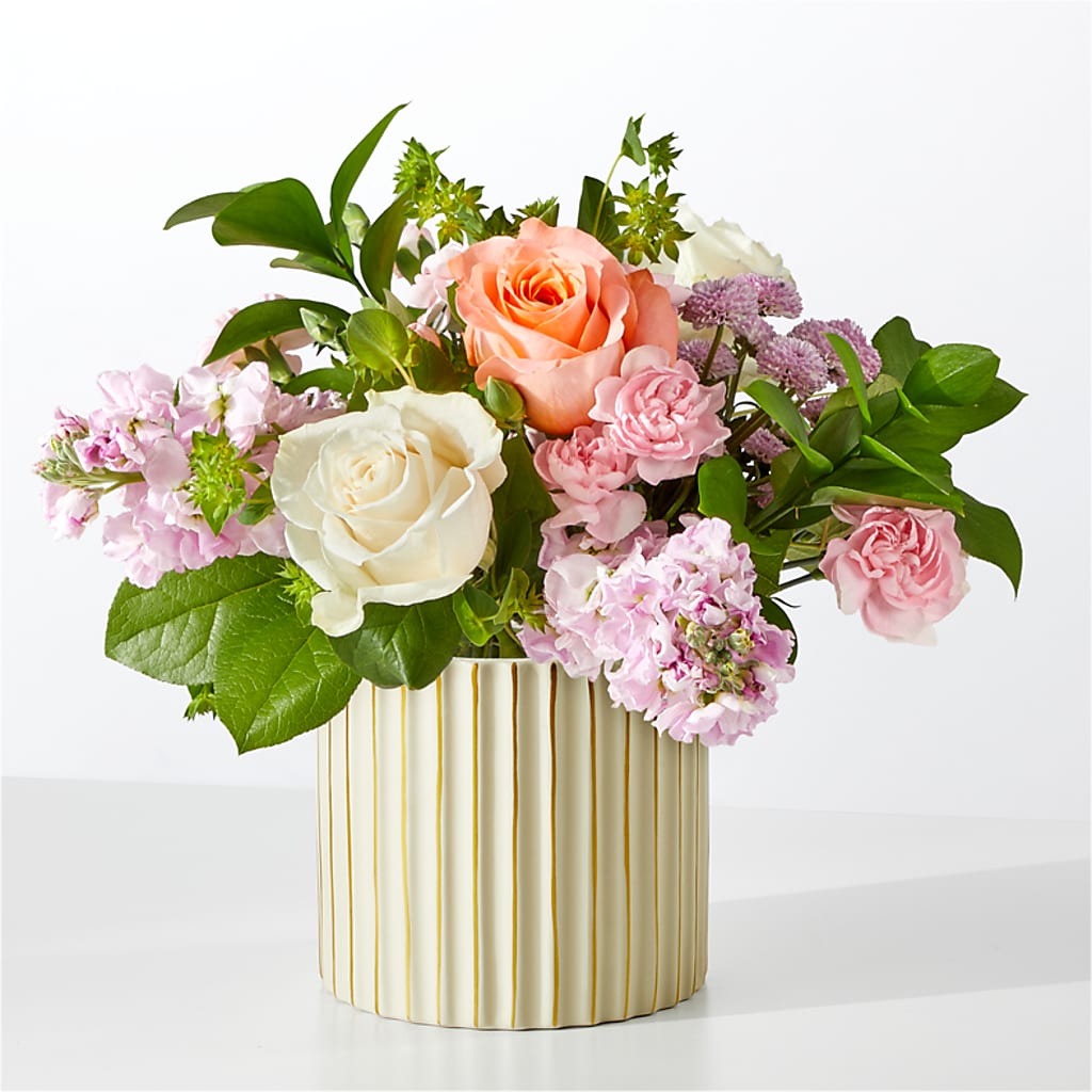 French Market Bouquet with Ivory Vase – MR D'S, Lander WY