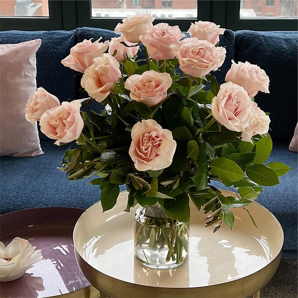 Long Stem Pink Rose Bouquet – MR D'S, Lander WY