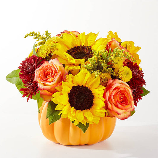 Golden Gourd Pumpkin Bouquet – MR D'S, Lander WY