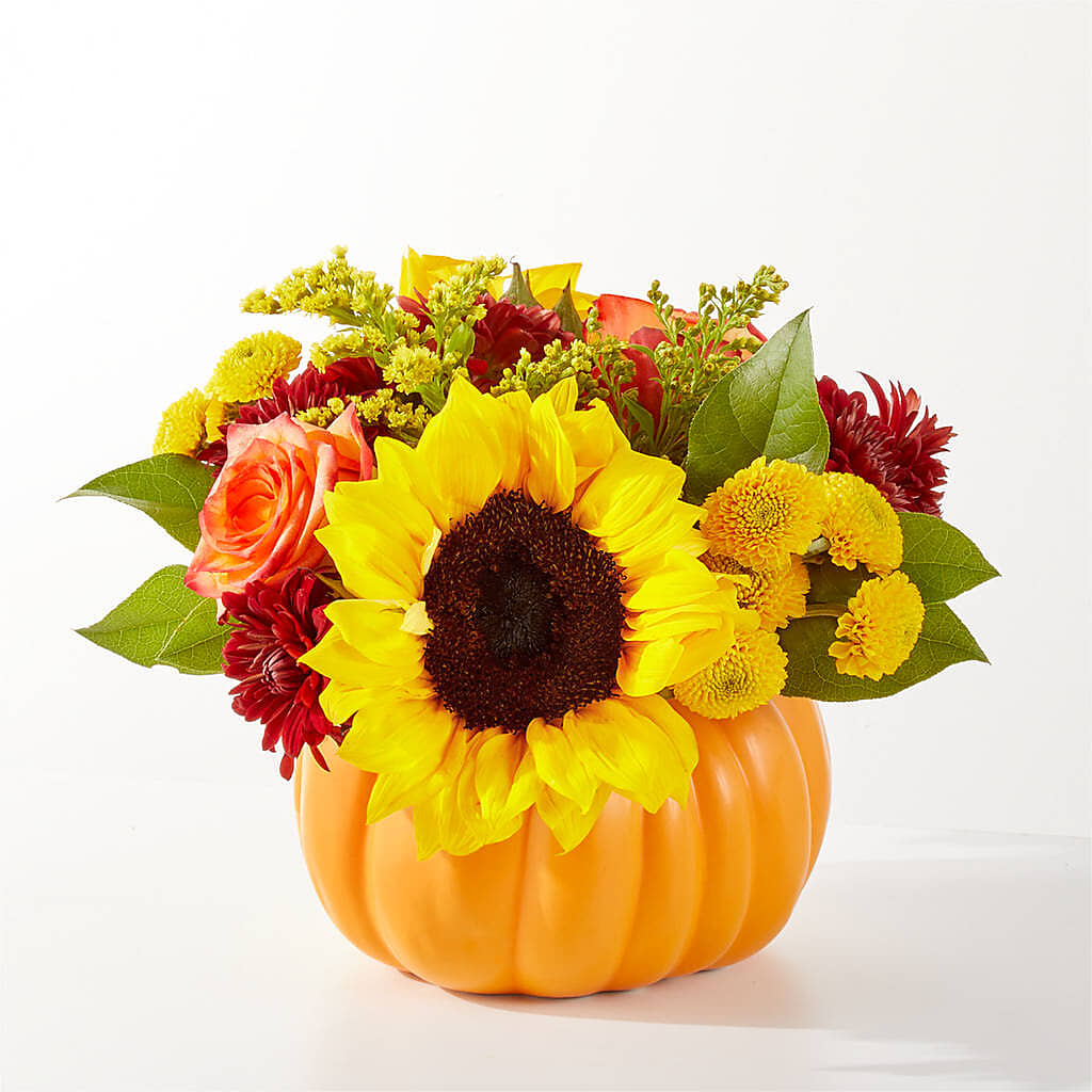 Golden Gourd Pumpkin Bouquet – MR D'S, Lander WY
