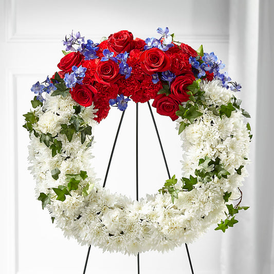 Patriotic Passion Wreath – MR D'S, Lander WY