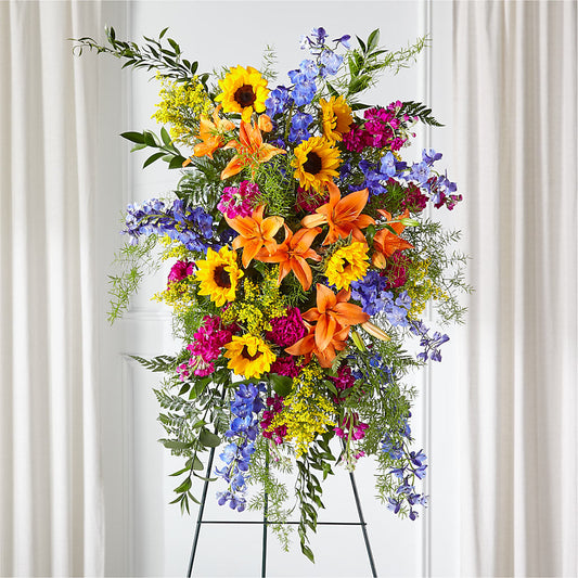 Sunlit Memories Standing Spray (Standard) – MR D'S, Lander WY