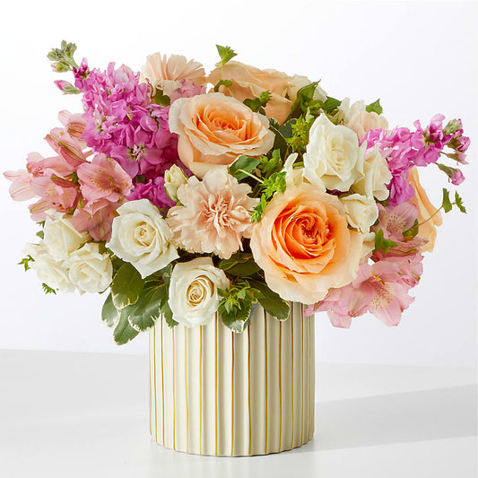Paradise Bouquet with Ivory Vase – MR D'S, Lander WY