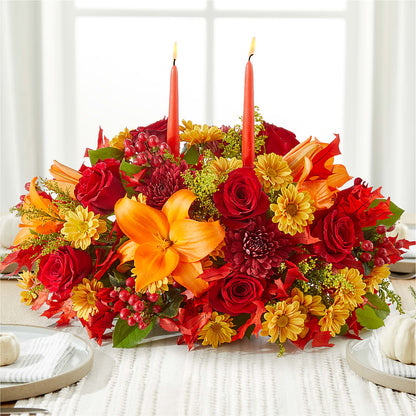 Autumn's Embrace Centerpiece – MR D'S, Lander WY