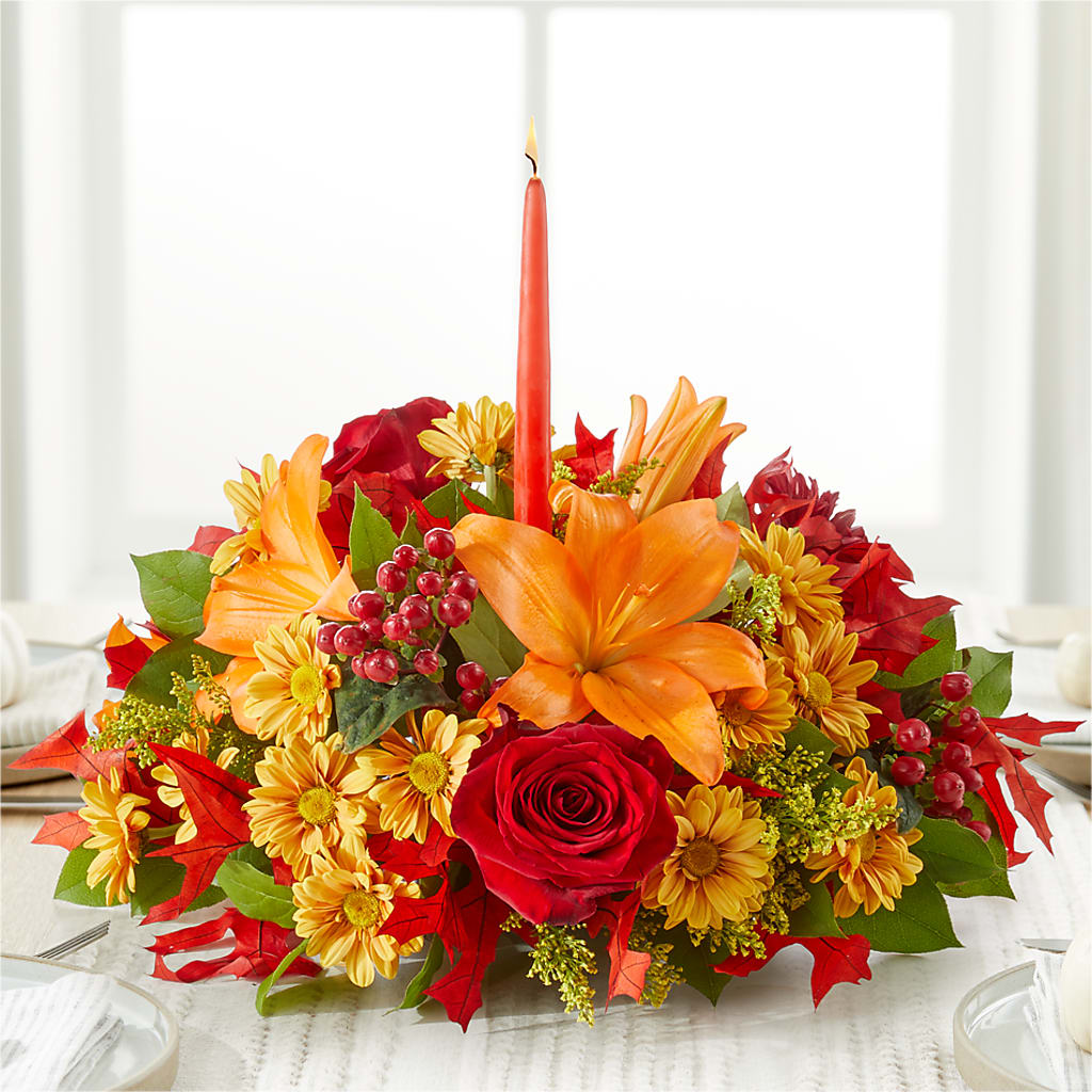 Autumn's Embrace Centerpiece – MR D'S, Lander WY