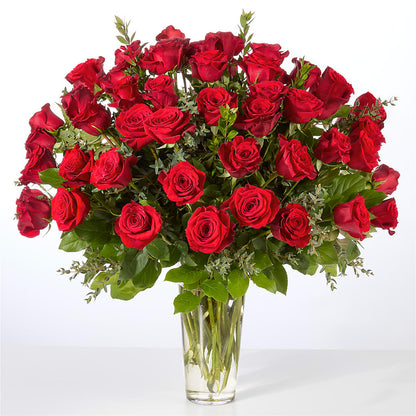 Forever Yours Fifty Stem Red Rose Bouquet – MR D'S, Lander WY